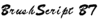 BrushScript BT